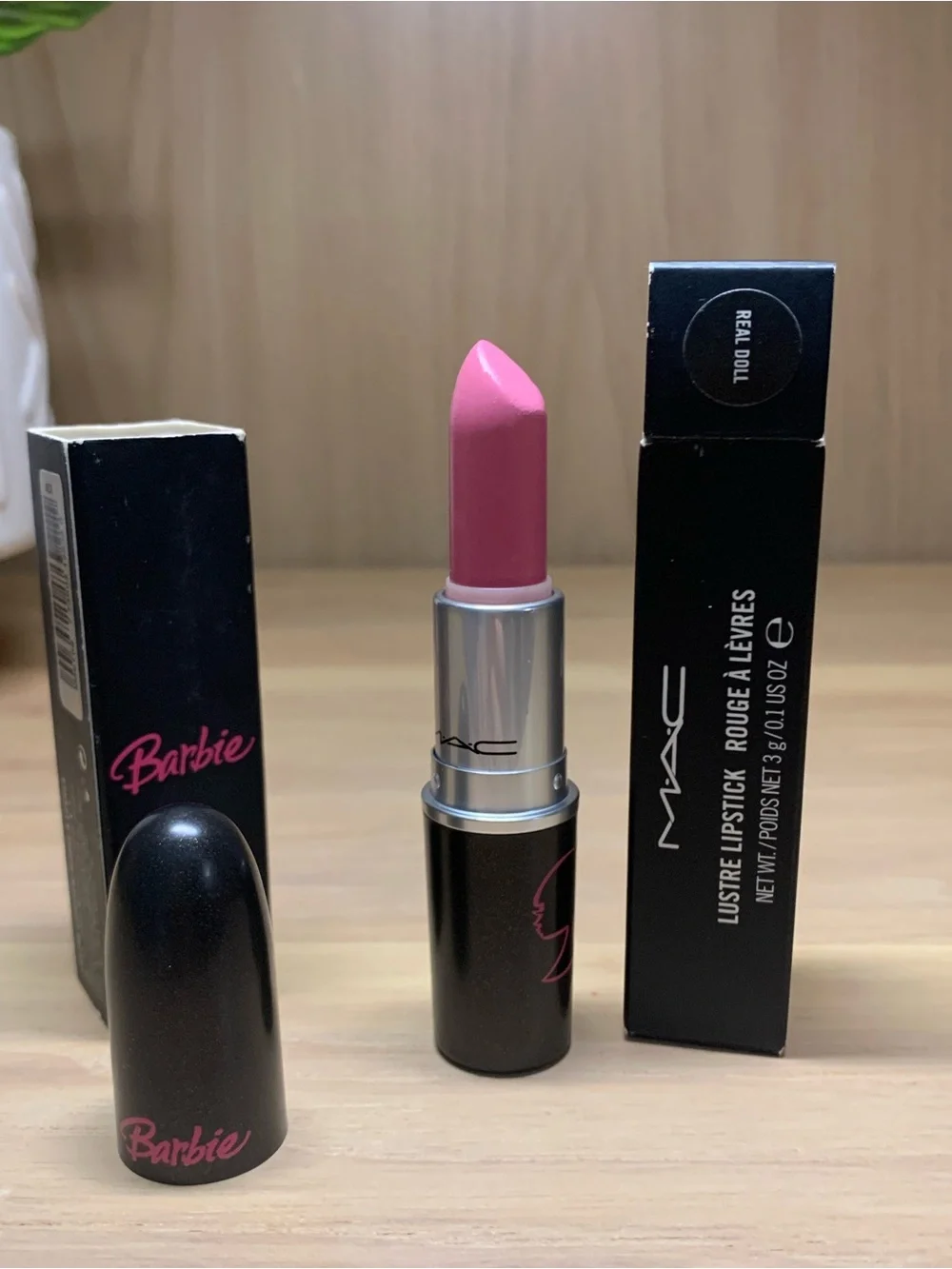 MAC Cosmetics Lustre Lipstick in Pink (Real Doll) - Barbie Edition